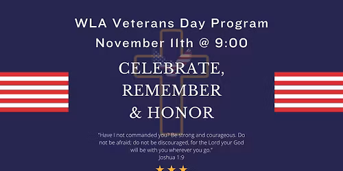 WLA Veterans Day Program