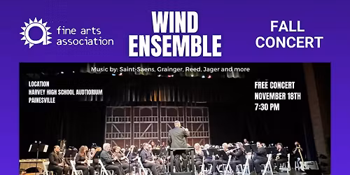 The Fine Arts Association Community Wind Ensemble FREE CONCERT