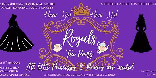 Royals Tea Party for Little Prince and Princesses!