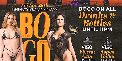 Rhino\u2019s Black Friday BOGO Party @ Spearmint Rhino Pittsburgh