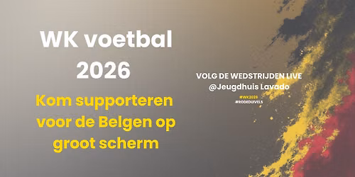 WK voetbal Belgi\u00eb - Egypte