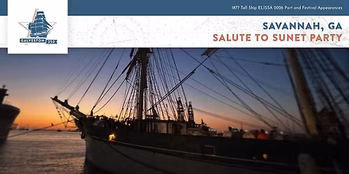 Salute To Sunset Party On The 1877 Tall Ship ELISSA
