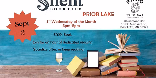 Silent Book Club Prior Lake Sept 2