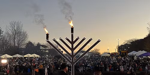 Giant Menorah Lighting and Chanukah Celebration
