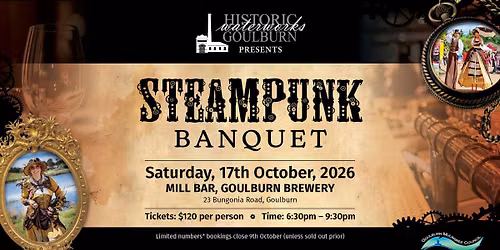 Steampunk Banquet - Goulburn Brewery