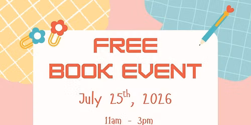 Free Books and back to school supplies 
