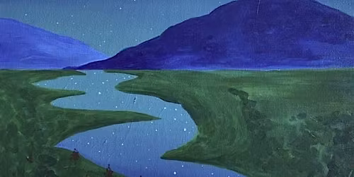 Join our serene Night in the Valley paint and sip painting event
