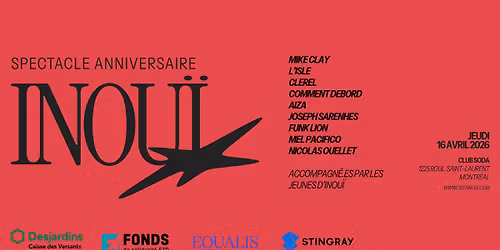 Spectacle anniversaire Inou\u00ef