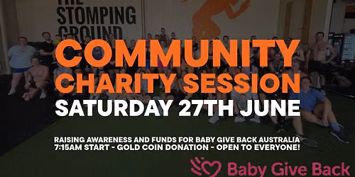 COMMUNITY CHARITY SESSION - BABY GIVE BACK