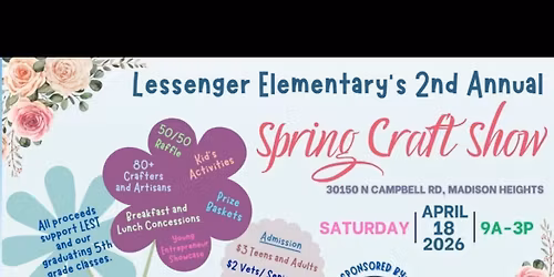 Lessenger Spring Craft Show 