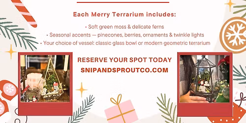 Merry Terrarium Workshop