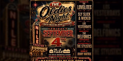The Oldies Night: A Night Of Timeless Soul, Doo-Wop, & Classic Oldies