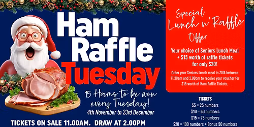 Ham Raffle Tuesday