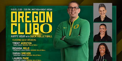 Happy Hour with Oregon Women's Volleyball