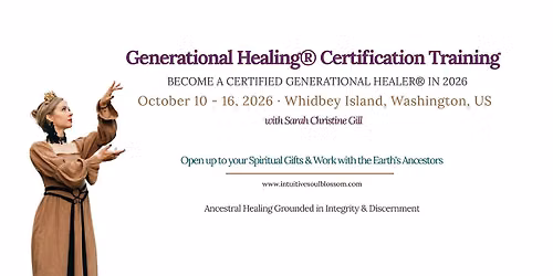 Become a Certified Generational Healer\u00ae | 7-Day In-Person Training