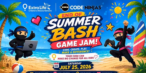 End of Summer Game Jam Ages 6-14