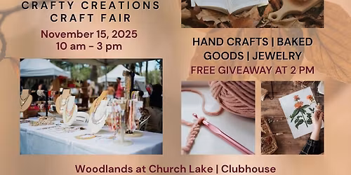 Crafty Creations Fall Craft Fair