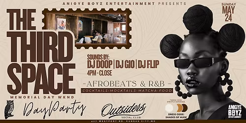 "THE THIRD SPACE" - Shades of Nude Day Party @ Outsiders Social Club