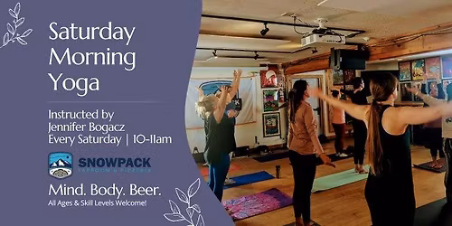 Saturday Morning Yoga with Jen | Snowpack Taproom (Upper Level)