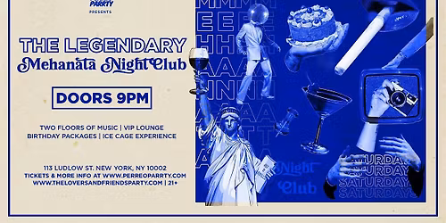 The Legendary Mehanata Nightclub - Two Floors & Ice Cage - NYC