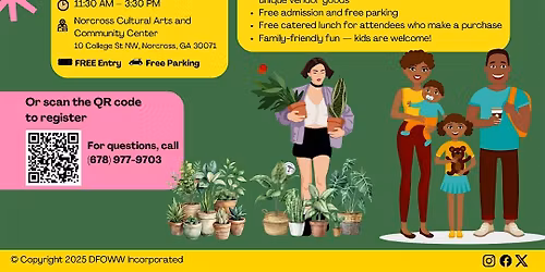 Indoor Yard and Plant Sale - Free Catered Lunch