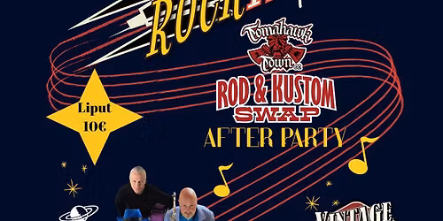 ROCKIT Party: Tomahawk Town Rod & Kustom Swap Afterparty