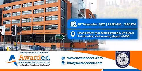 Meet the University of Wolverhampton representative in person \ud83c\uddec\ud83c\udde7