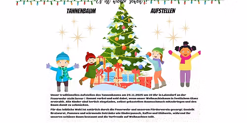 Tannenbaum Aufstellen