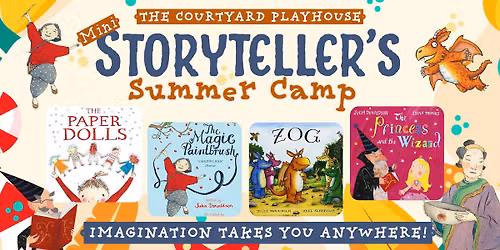 Mini Storytellers Summer Camp 2026 4-7 Years (Afternoon) Imagination Takes You Anywhere! W1