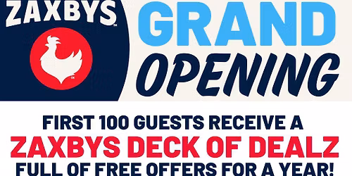 Zaxbys Grand Opening