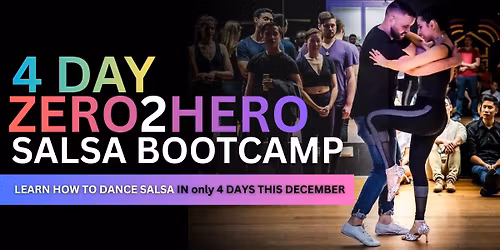 Beginner Salsa Bootcamp - 4 Day Salsa Course
