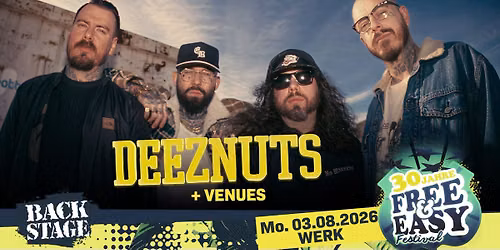 DEEZ NUTS + VENUES + A RISING CHAPTER | FREE & EASY FESTIVAL 2026