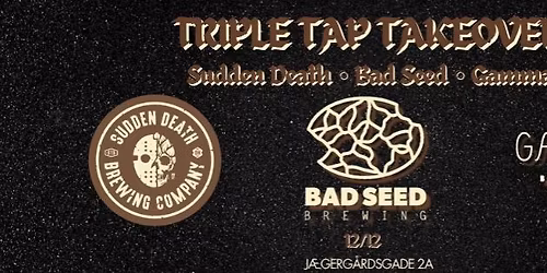 Sudden Death \u2022 Bad Seed \u2022 Gamma | Triple Tap Takeover | Meet the breweries!