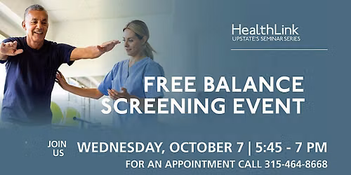 Free Balance Screening Event