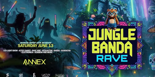 Rumba Caliente Latin Saturdays Jungle Banda Rave June 12th at The Annex