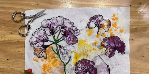 Flower Pounding with Hand Embroidery with Maria Andrus