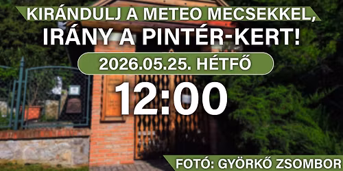 Kir\u00e1ndulj a Meteo Mecsekkel! - Ir\u00e1ny a Pint\u00e9r-kert! - 12:00