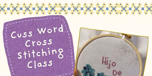 Cuss Word Cross Stitching
