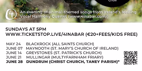 Summer with 4 in a Bar: 'Animal Crackers', Dundrum