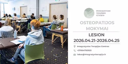 LESION| Osteopatijos mokymai