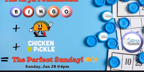 BINGO AND TACOS! Help The Arya Foundation!