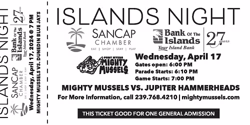 Jupiter Hammerheads at Fort Myers Mighty Mussels at Lee Health Sports Complex