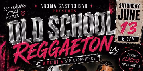 Old School Reggaeton Paint and Sip