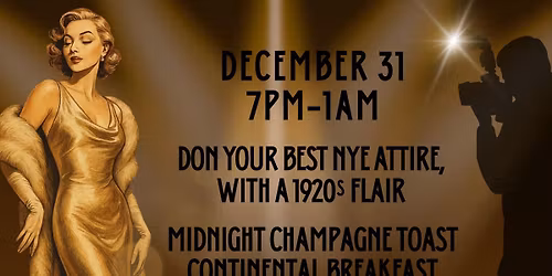 New Years Eve \u201cSpeakeasy\u201d
