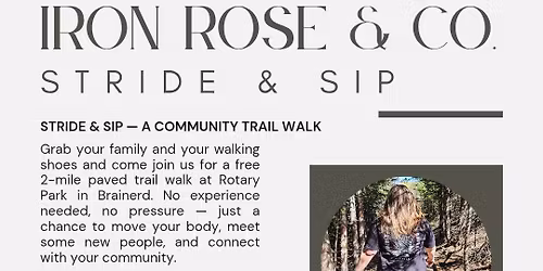 Stride & Sip \u2014 A Community Trail Walk