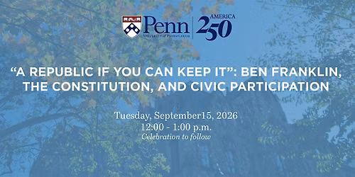 \u201cA Republic, If You Can Keep It\u201d:  the Constitution, & Civic Participation