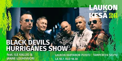 Black Devils (Hurriganes Show) feat. Ile Kallio & Janne Louhivuori + The Lovematches