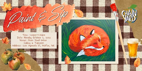Paint & Sip at Chain Yard Urban Cider & Taproom