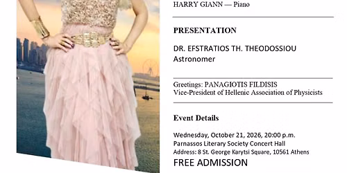 The \u201cHarmony of the Spheres\u201d with soprano Irini Konsta