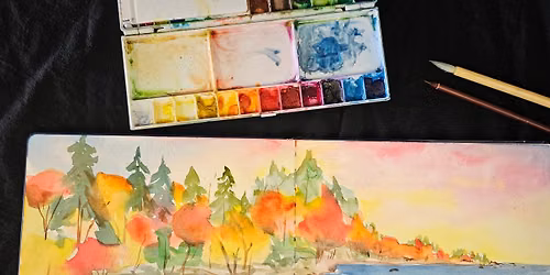 Intro to Washes and Flow in Watercolor- Jollybird Studio